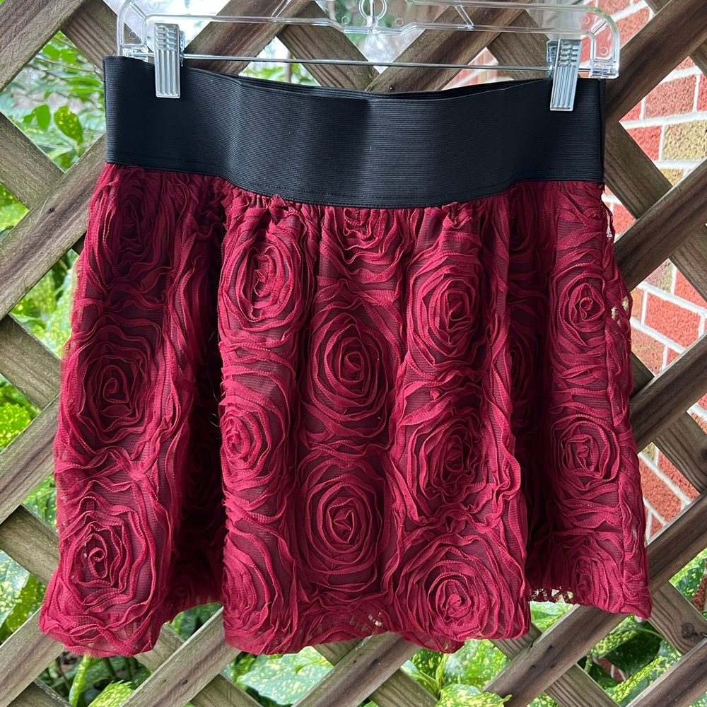 Rose designed skirt